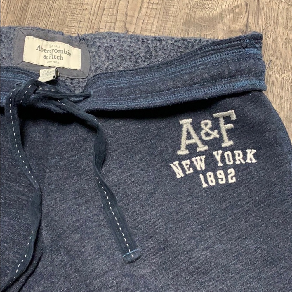Navy Abercrombie and Fitch sweat pants